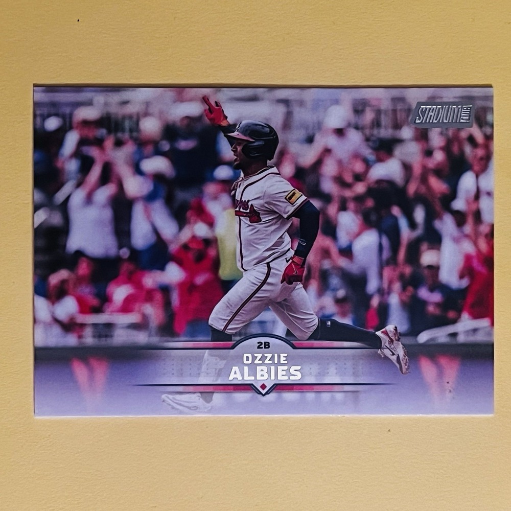 2025‎ Topps Stadium Club Baseball Ozzie Albies #40 Atlanta Braves